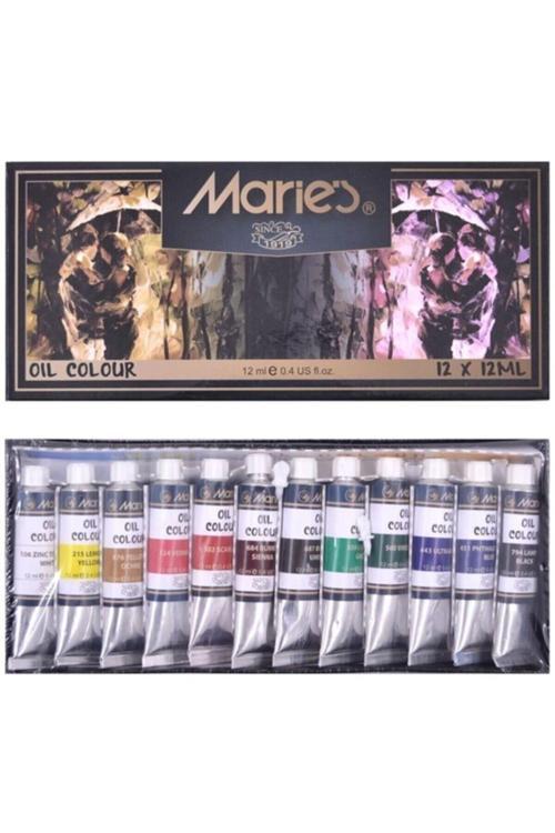 Art Yağlı Boya (E1381B) 12 Renk 12 Ml 8699947850285