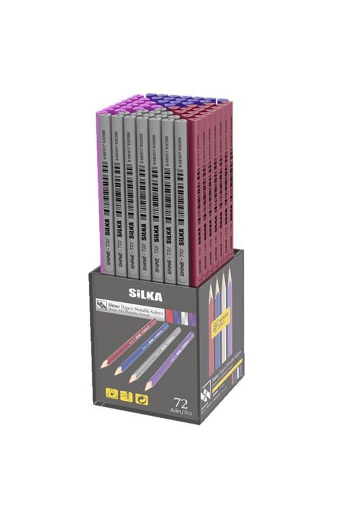 Kurşun Kalem Shıne Metalik Üçgen 72 Li Kl1.Tsm-72