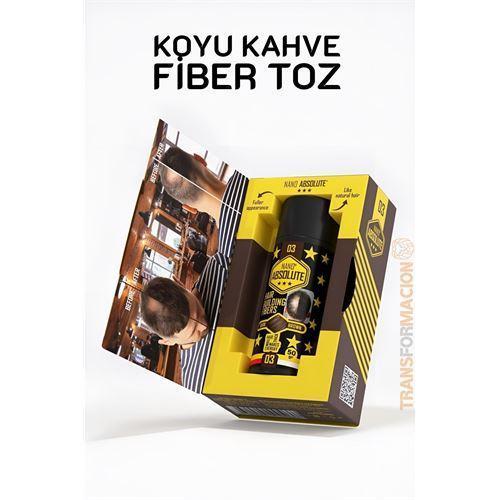 Saç Dolgunlaştırıcı Fiber Topik Toz KOYU TON KAHVERENGİ