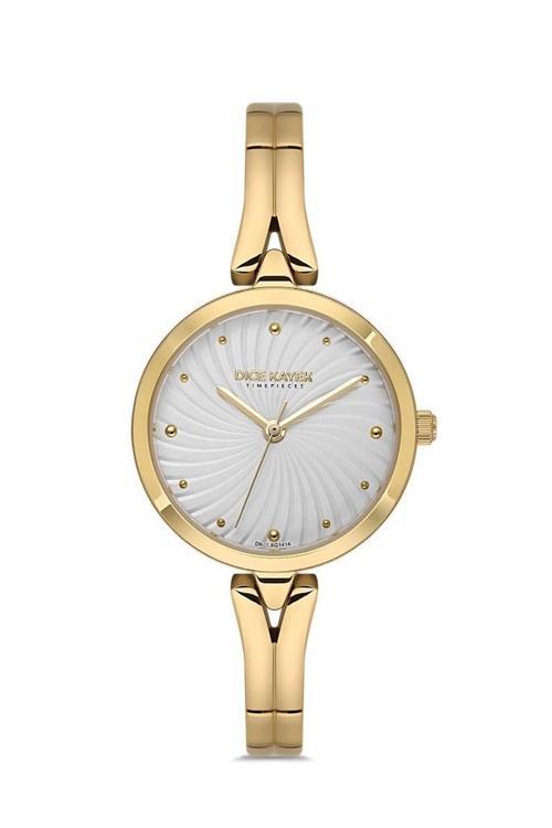 DK.1.AG1414.05 Minimal Tasarım 5 Atm Suya Dayanıklı Altın Renk Kadın Kol Saati