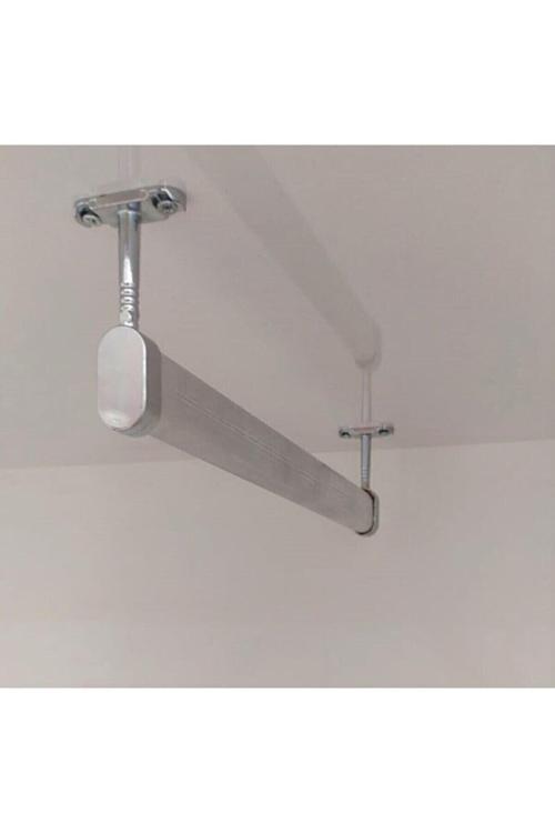 Dolap Içi 50 Cm Oval Elbise Askı Borusu, Tavan Askı Aparatı Vidaları