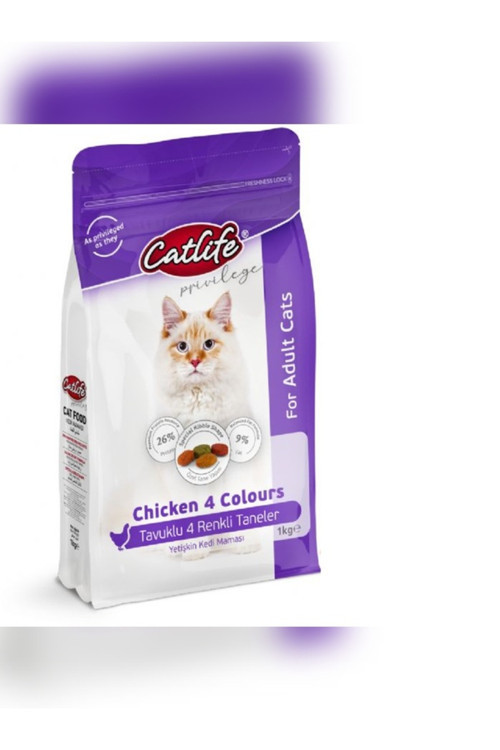 Tavuklu Multicolor Yetişkin Kedi Maması 1Kg