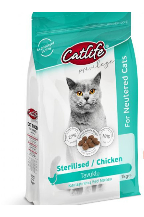 Tavuklu Sterilised Yetişkin Kedi Maması 1Kg