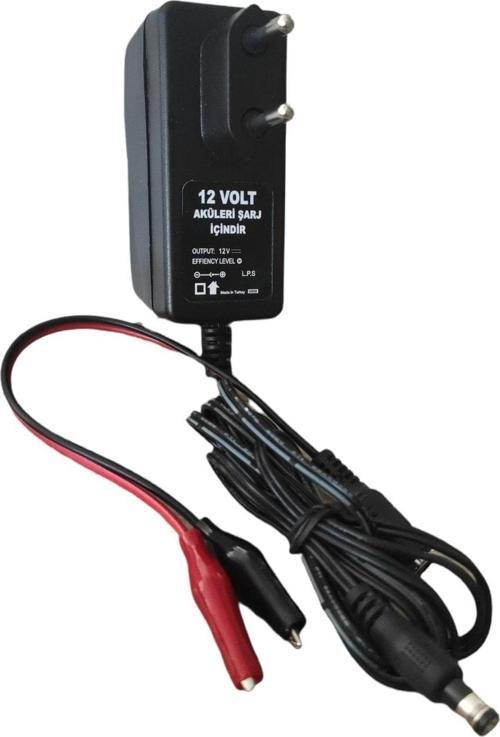 12 Volt Akülü Araba Uyumlu - Akü Şarj Cihazı Şarj Aleti Adaptör