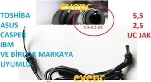 Toshiba Dizüstü Leptop Laptop Adaptör Tamir Kablosu
