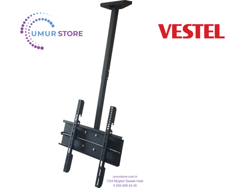 VESTEL 55UV9750 55'' 139 Ekran 4K Smart Vidaa Lcd Led Tv Kilitli Hareketli Tavan Askı Aparatı