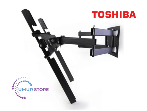 Toshiba 43L2163DT 43" Full HD Smart Uyumlu Lcd Led TV Çift Kollu Hareketli Duvar Askı Aparatı