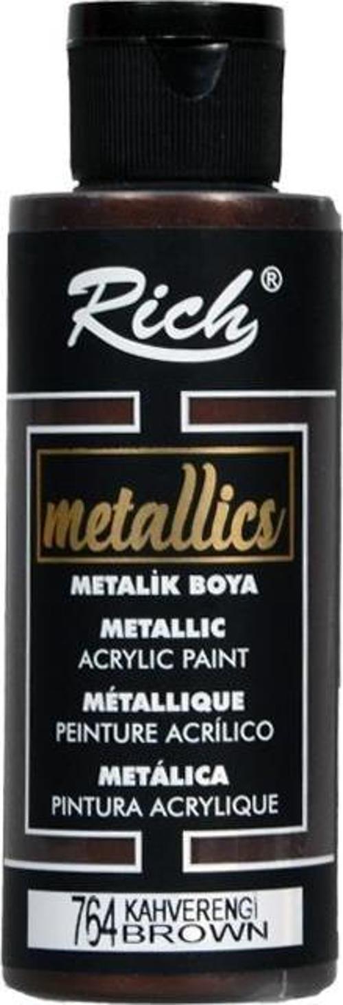 Metalik Akrilik Boya Kahverengi 120ml