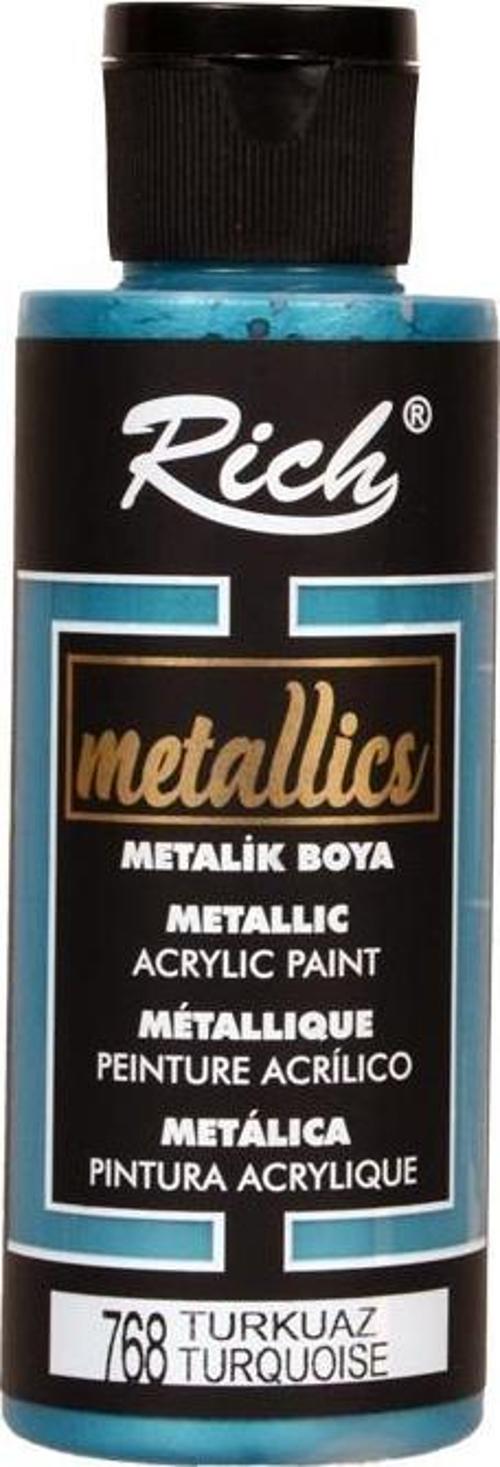 Metalik Akrilik Boya Turkuaz 120ml
