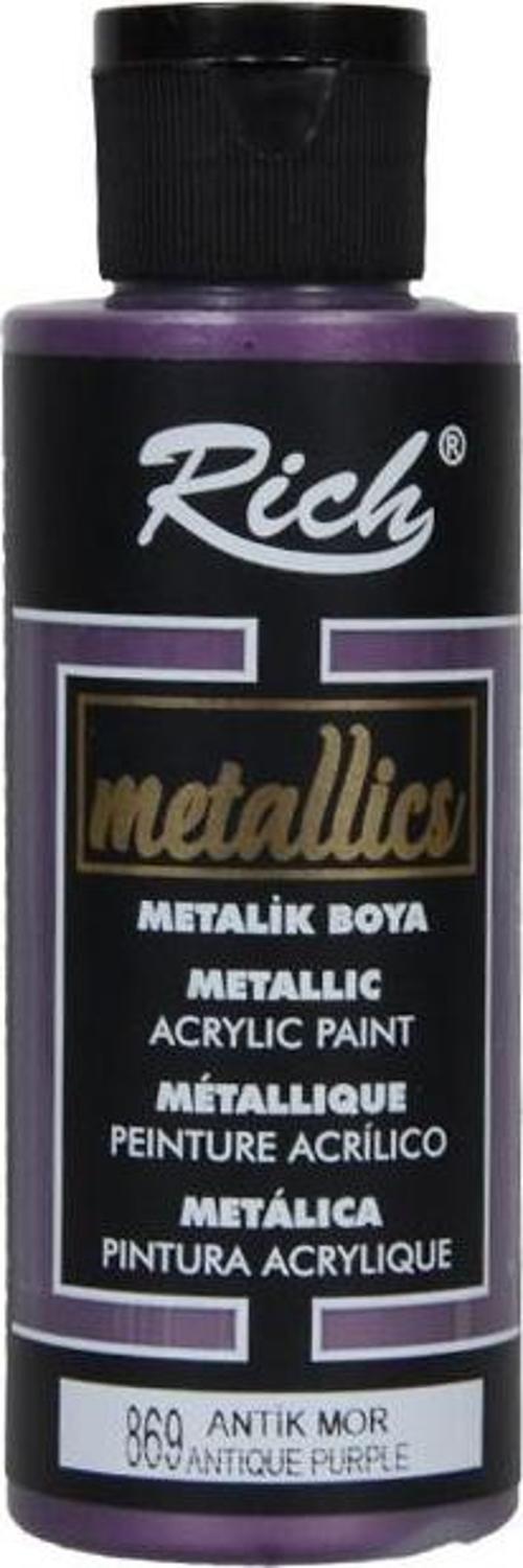Metalik Akrilik Boya Antik Mor 120ml