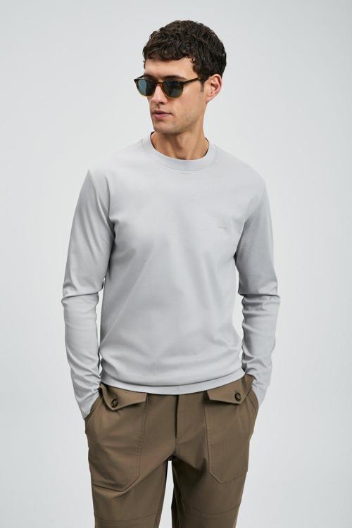 112020056 Vıctor Uzun Kollu Tişört Erkek T-Shirt