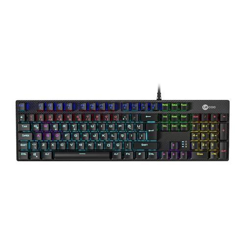 KG1101 Kablolu Blue Switch RGB Makro Tuşlu Gaming Mekanik Türkçe Q Klavye