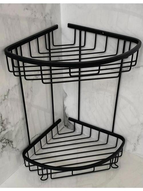 Adnoss Lüks Zerrin 304 İkili Oval Süngerlik Özel Lama 18x18cm-Şampuanlık-Banyo Süngerlik - Siyah