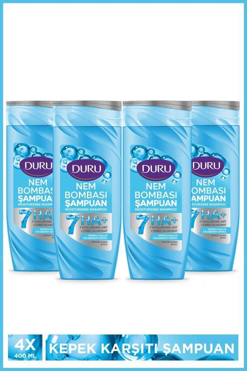 Nem Bombası Kepekli Saçlar için Kepeğe Karşı Etkili Şampuan 4x400 Ml