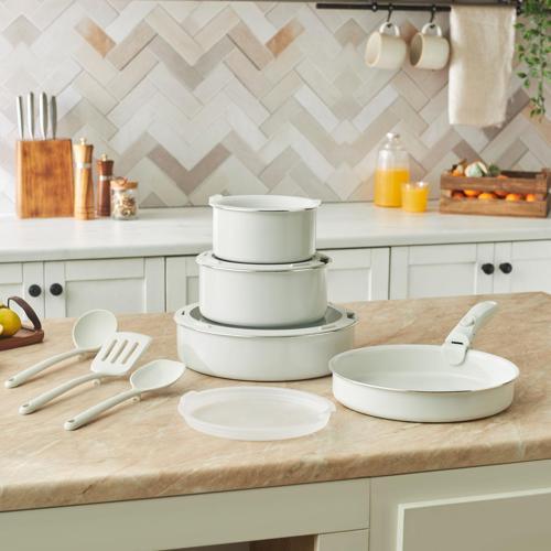 X Refika Swiss Crystal Easy Clip İndüksiyon Tabanlı 12 Parça Tencere Seti Pure White