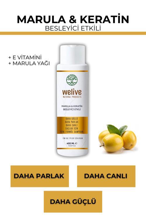 Marula & Keratin Besleyici Bakım Şampuanı 400 Ml