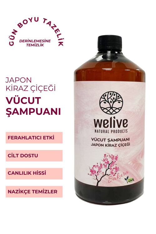 Japon Kirazı Duş Jeli 1000 Ml