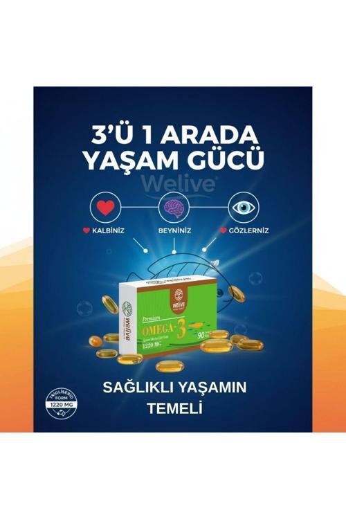 Omega 3 Balık Yağı 90 Yumuşak Kapsül