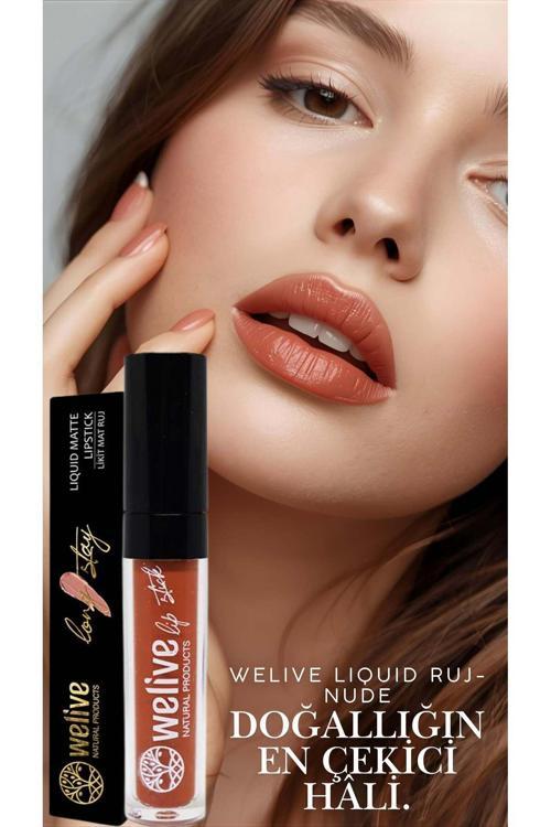 Likit Ruj Nude 5 Ml – Doğal Ton, Uzun Süre Kalıcı Ve Rahat Formül