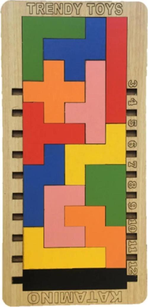 Eğitici Ahşap Blok Tetris Zeka Oyunu