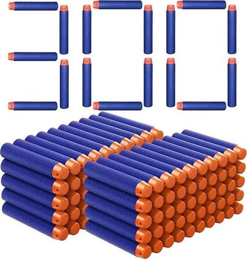 Sünger Mermi 300 Adet Premium Yumuşak Yedek Mermi