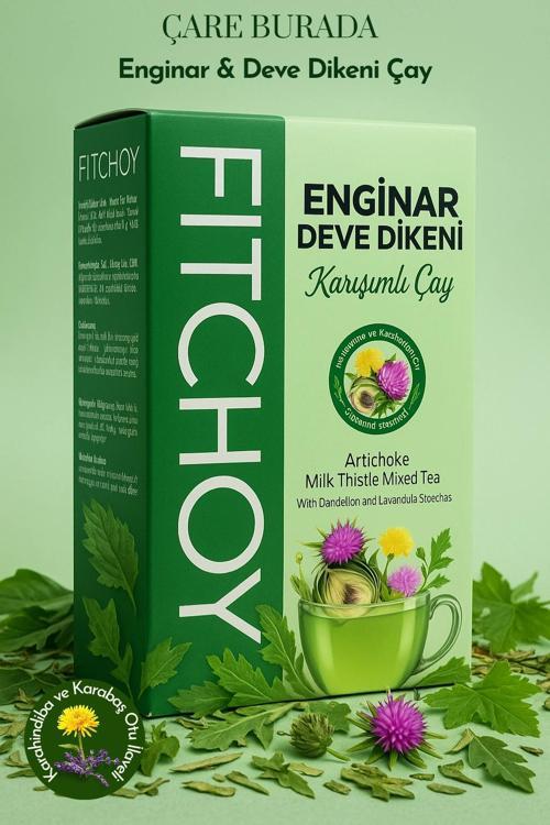 - Enginar & Deve Dikeni Çay 90 gr x 45 Adet (Karabaş Otu ve Karahindiba İlaveli)
