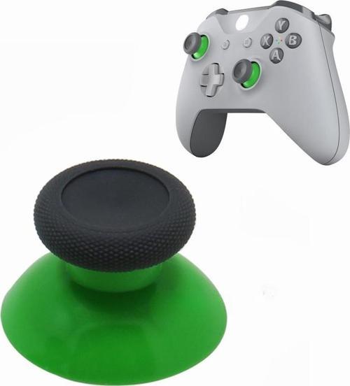 1 Adet XBOX One - One S/X - Series S/X Uyumlu Analog Topuz Renkli Başlık Siyah Yeşil