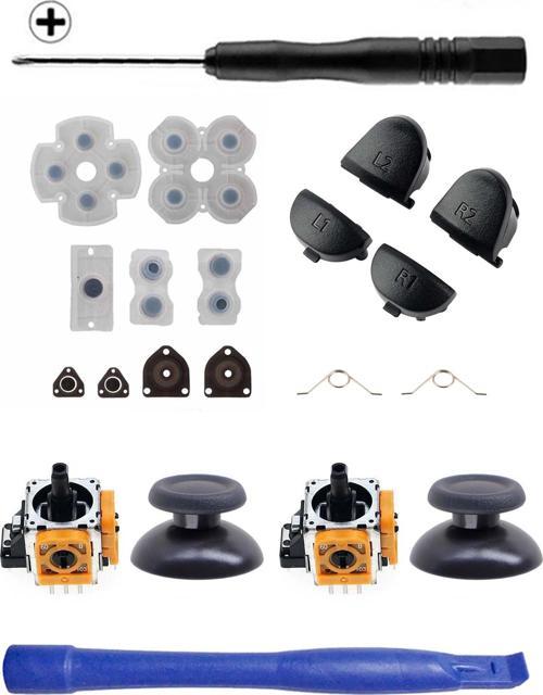 PS4 001 011 Analog Motor Topuz İç Lastik Tetik Omuz Tuşu Tornavida Ayırıcı Tamir Seti