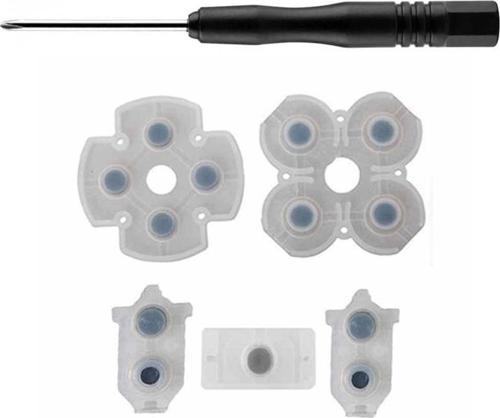 PS4 030 040 050 055 İç Lastik Silikon ve Tornavida Seti Playstation 4 Kol Tamiri Yedek Parça