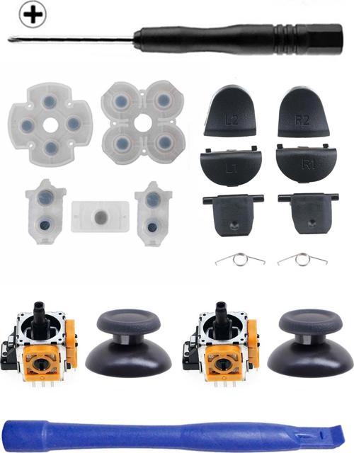 PS4 030 Analog Motor Topuz İç Lastik Tetik Omuz Tuşu Tornavida Ayırıcı Tamir Seti