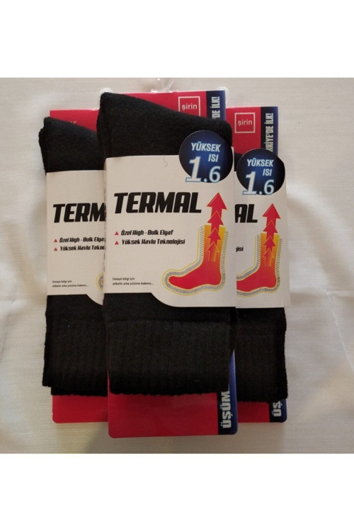 3Lü Termal Kışlık Kalın Çorap Erkek-Kadın-Unisex