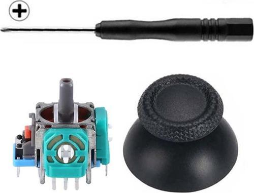 PS5 Analog Motor ve Topuz 1+1 Set PS5 Tornavida Playstation 5 Kol Tamir Seti Yedek Parça