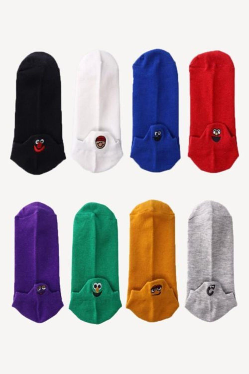Emoji Çorap 6 Lı Paket Karma