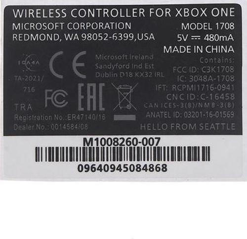 Xbox One Elite Xbox One Kol Etiketi Kol Tamiri Yedek Parça XBOX Kol Sticker Siyah