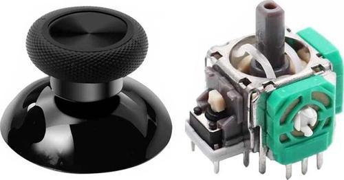 XBOX One Analog Motor Topuz Seti 1+1 One - One S/X - Series S/X Uyumlu Siyah