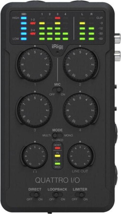 iRig Pro Quattro I/O Kayıt Mikseri