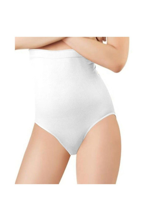 Kadın Siyah Slip Silikonlu Dikişsiz Korse 890