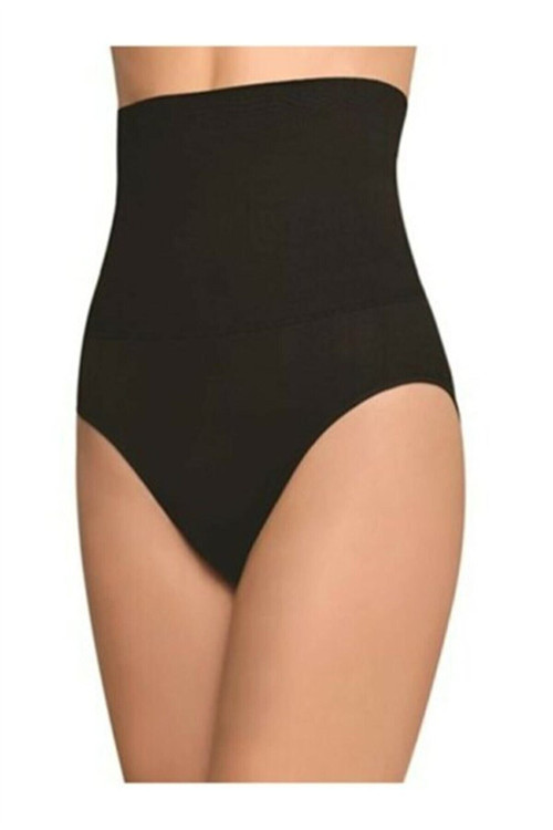 Kadın Siyah Yüksek Bel Slip Korse