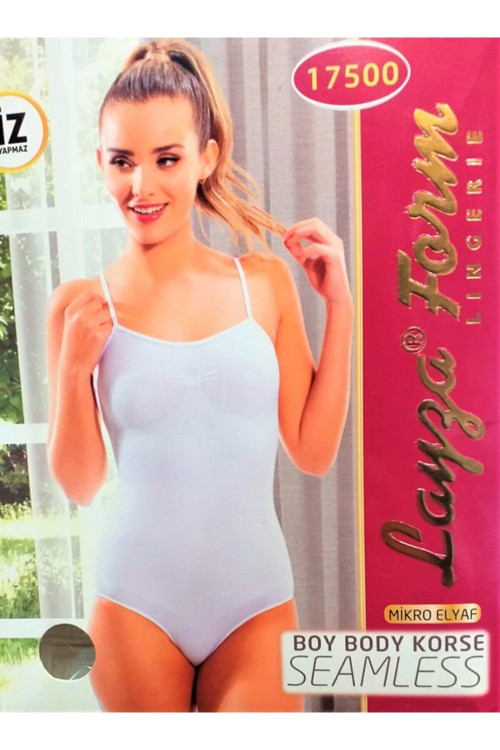 Boy Body Zıbın Korse Beyaz