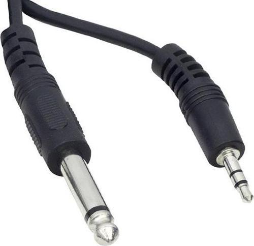 3.5 MM STEREO ERKEK / 6.3 MM MONO ERKEK 1,5 METRE KABLO (ARA KABLO)