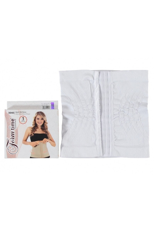 Kadın Beyaz Agraflı Bel Korse L/Xl