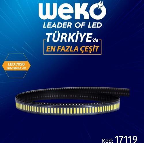 LEDBAR LEDLERİ 7020 120-150 MA 6V