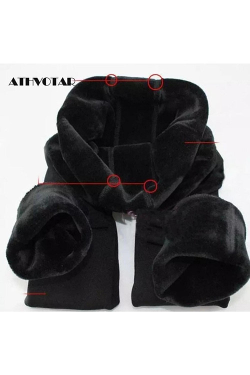 Larosa Kadın Içi Polar - Peluş Yüksek Bel Fit Termal Tayt