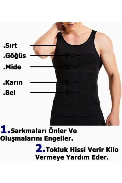 Atlet Korse Erkek Toparlayıcı Inceltici