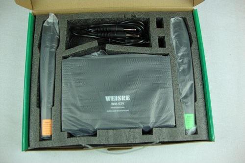 WM03 - Kablosuz El Mikrofonu 2'li set
