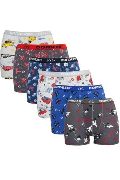 5'Li Paket Erkek Çocuk Boxer