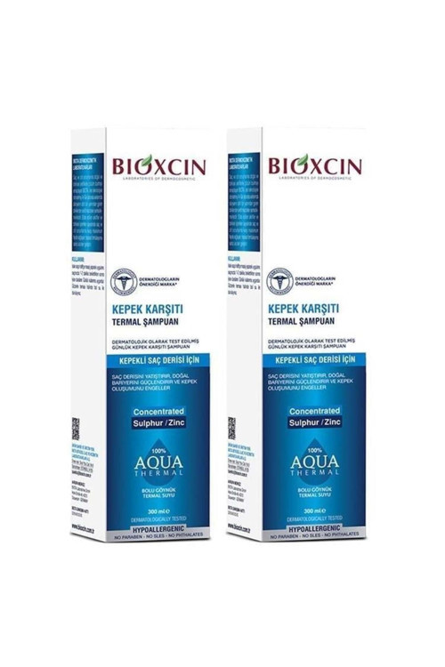 Aqua-Thermal 300 Ml Kepek Karşıtı 2 Adet Şampuan