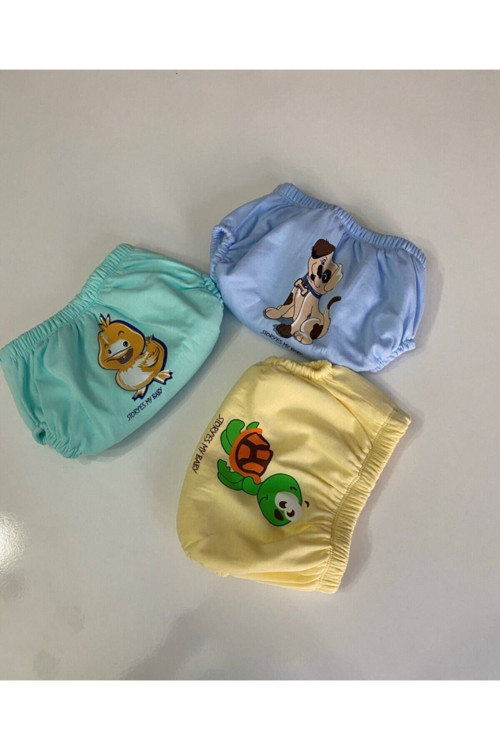 Kız Bebek Sevimli Alıştırma Külodu 3'Lü