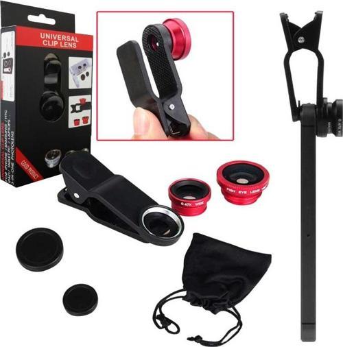 UNIVERSAL 2 LENS SETİ SELFIE ÇUBUĞU