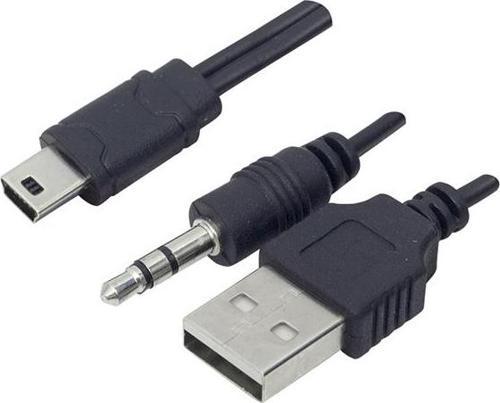 USB TO AUX - 5 PİN KABLO (MÜZİK KUTUSU KABLOSU) * PL-8624 40CM